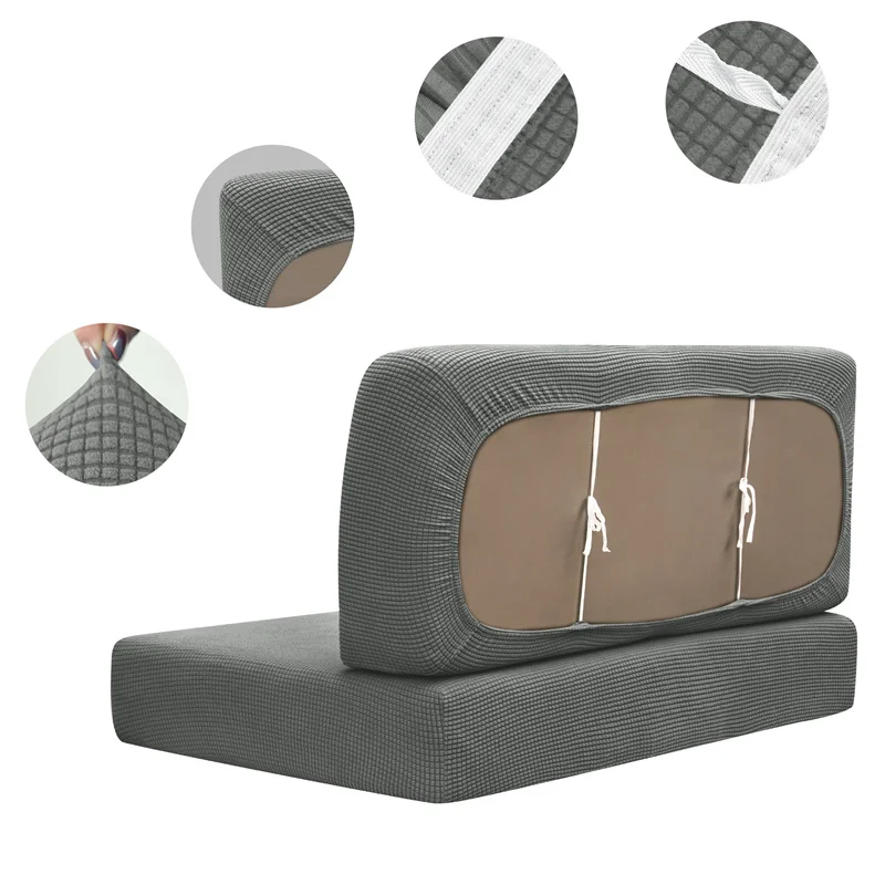 2 pz/set Polar Fleece RV Dinette cuscini copre Stretch Camper copridivano per auto coprisedili da banco coprisedie elasticizzate antiscivolo