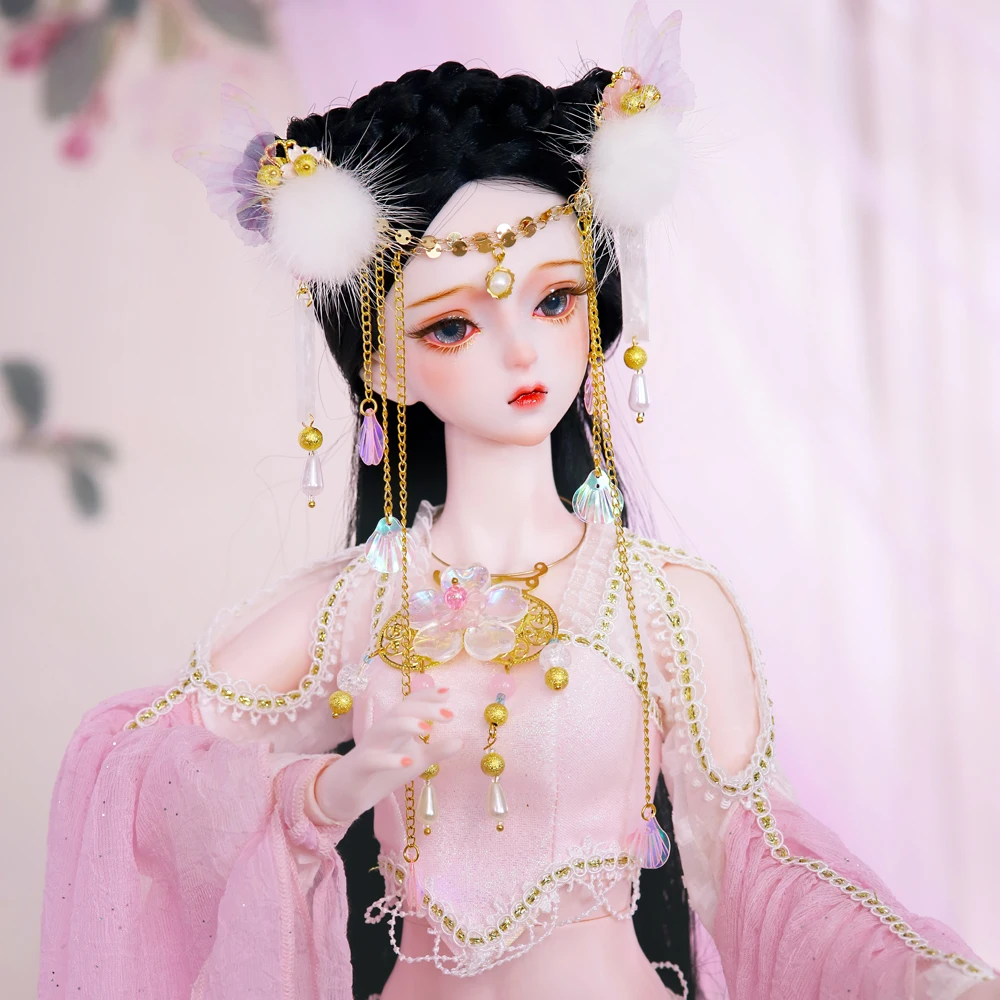 

ICY DBS 1/3 BJD 62cm doll Pink costume series mechanical joint Body Including clothes shoes girl SD