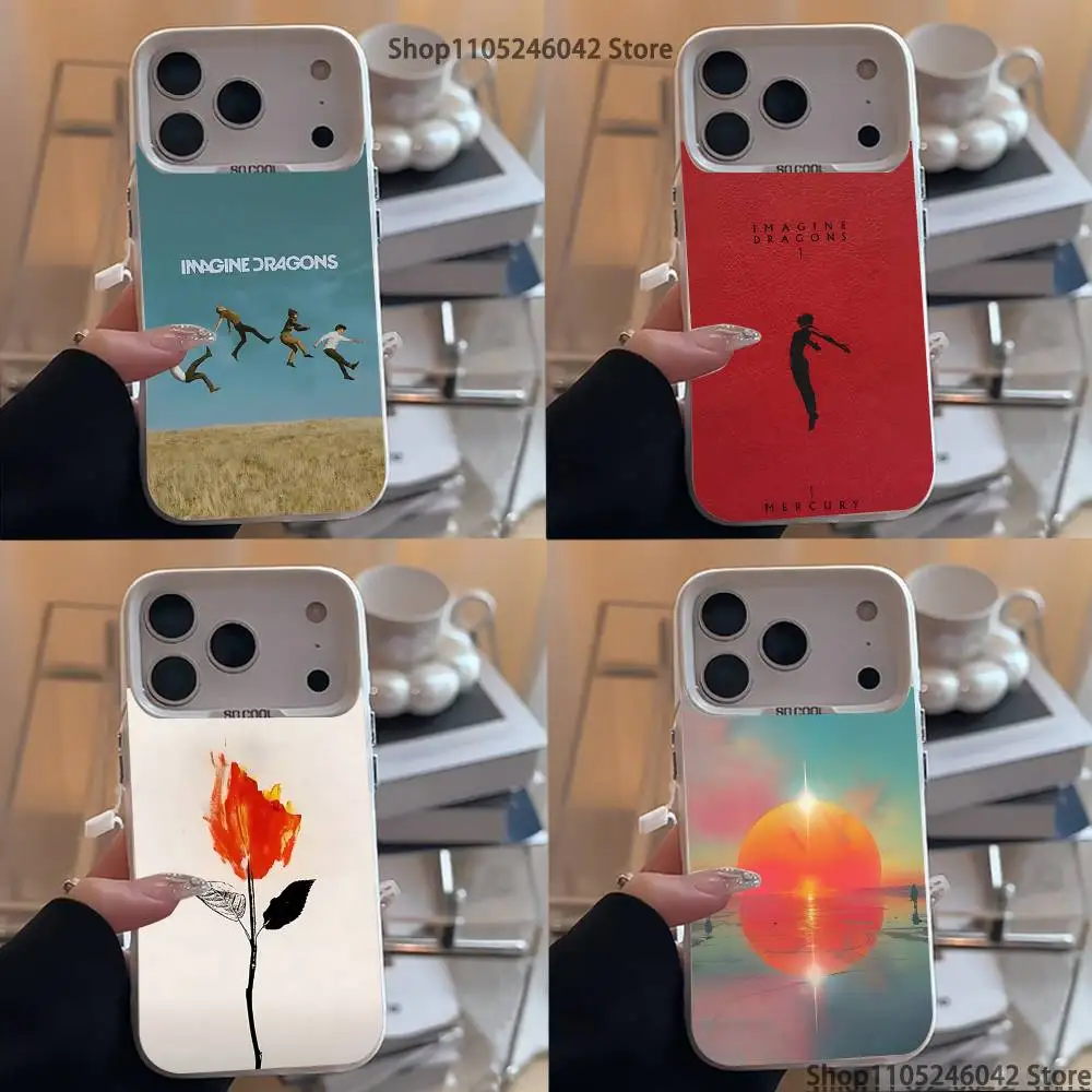 

I-Imagine Dragons Loom Band White Matte Shockproof CoverPhone Case For iPhone 17,16,15,14,13,12,11,Pro,XS,Max,Plus,Mini,SE4,E
