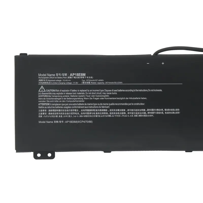 Laptop Battery For 5 AN515-54 AN515-55 AN517-51 7 AN715-51 7 A715-74 A715-74G Series AP18E8M