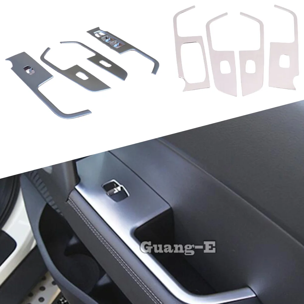 

ABS Door Window Glass Switch Panel Cover For Hyundai Creta IX25 2014 2015 2016 2017 2018 2019 Trim Lift Frame Armrest Handrail