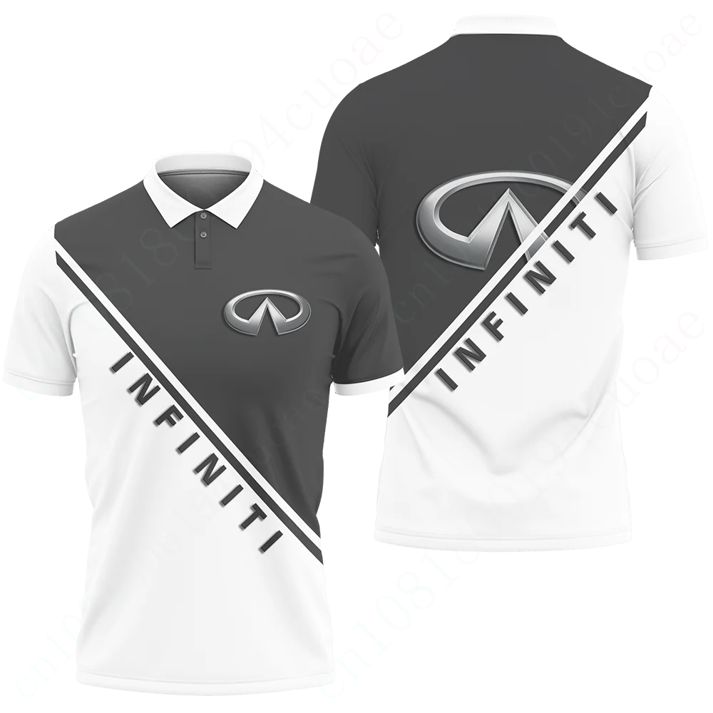 

Infiniti Polo Shirts And Blouses Harajuku Tee Casual T Shirt For Men Quick Drying Short Sleeve Anime Golf Wear Unisex Clothing
