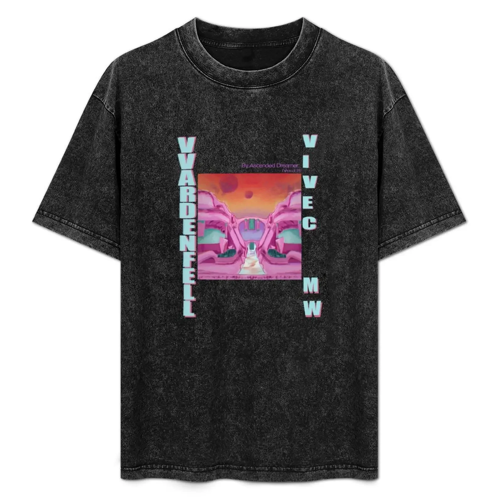 

Vivec Aesthetic T-Shirt cute tops blue archive oversized men workout shirt