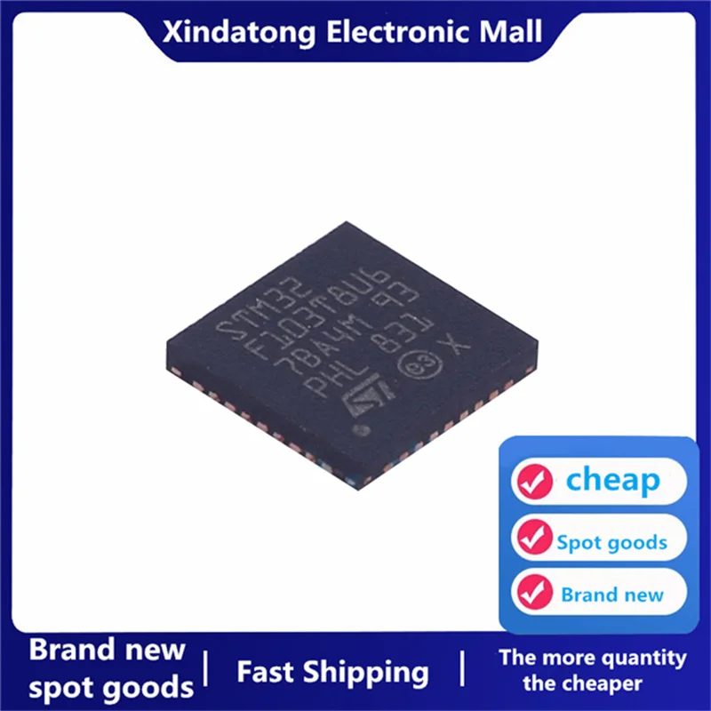 1PCS STM32F103T8U6 STM32F103TBU6 STM32F103VBT6 STM32F103VCT6 STM32F103VET6 STM32F103VGT6 STM32F103ZCT6 STM32F103ZET6 STM32F103ZG