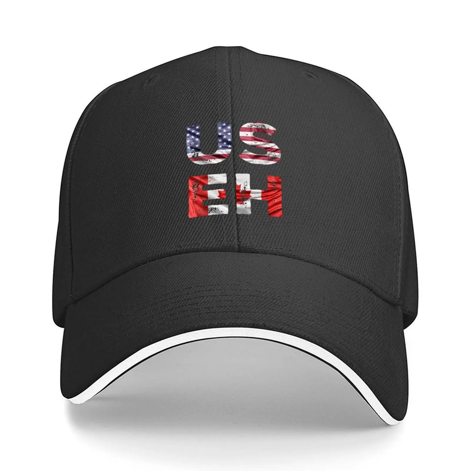 

Funny usa, Funny canadia, us eh american canadian, july 4th america, Baseball Cap Sunhat Vintage Men Golf Wear Women's