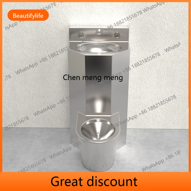 

M45 One-piece toilet 304 stainless steel wall-mounted toilet wall-mounted toilet customization