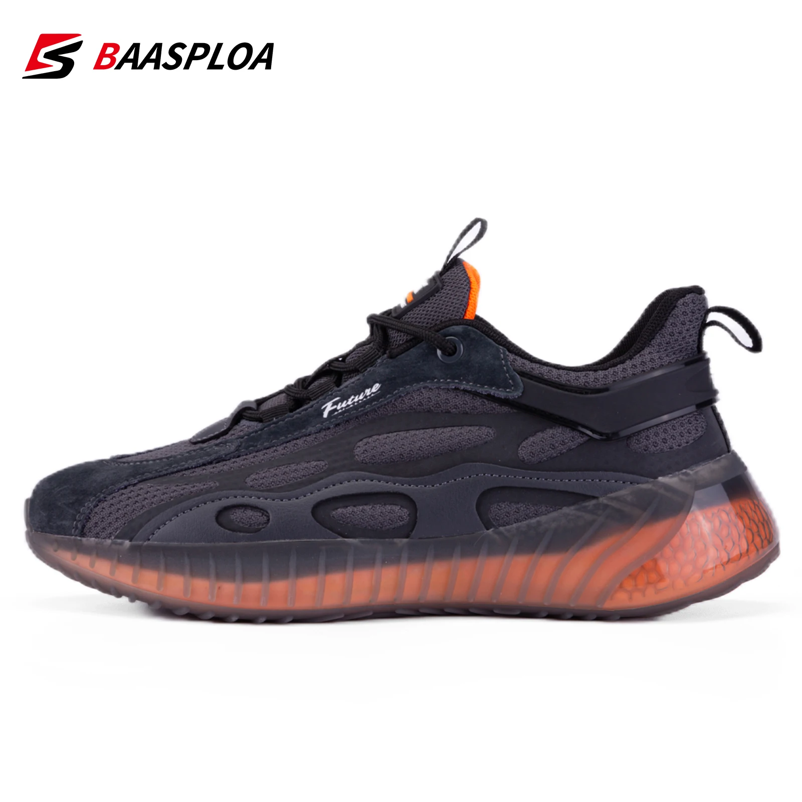 

Baasploa 2022 New Men's Fashion Sneaker Comfortable Mesh Walking Shoes Breathable Sneaker Sport Male Zapatos De Hombre