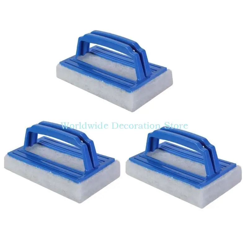 Q39B 3pcs Pool Cleaning Sponge Pads Designed for Use on Walls Step and Kitchen Surfaces Pool Step Corner