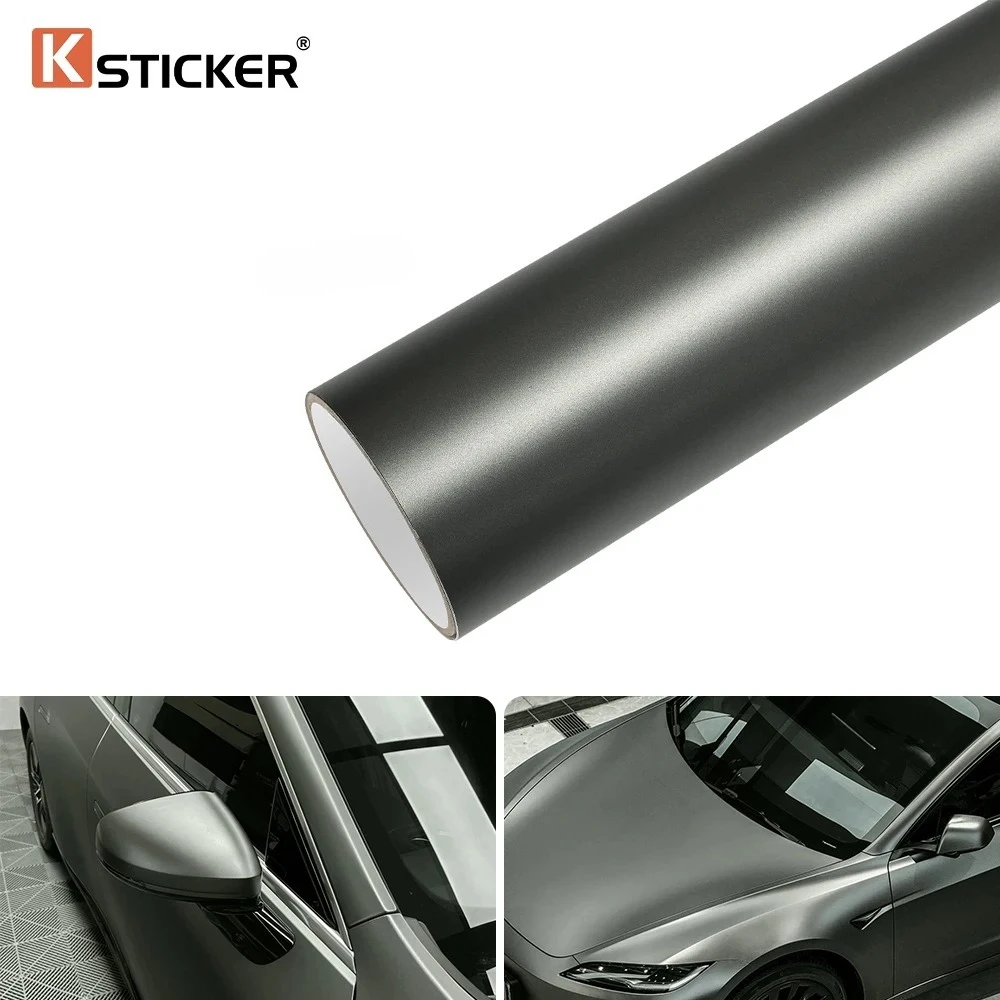 

Автомобильная пленка, виниловая пленка премиум-класса, матовая гора, пепельно-серая, устойчивая к царапинам, автомобильный полный частичный корпус, мотоцикл, автомобиль, пара