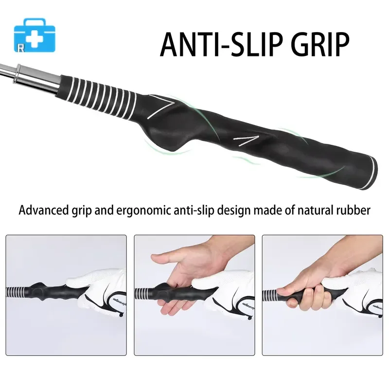 Automatic Spring Retraction Golf Swing Trainer Sound Rhythm Release Strength Grip Speed Weight Configuration Trainer Golf