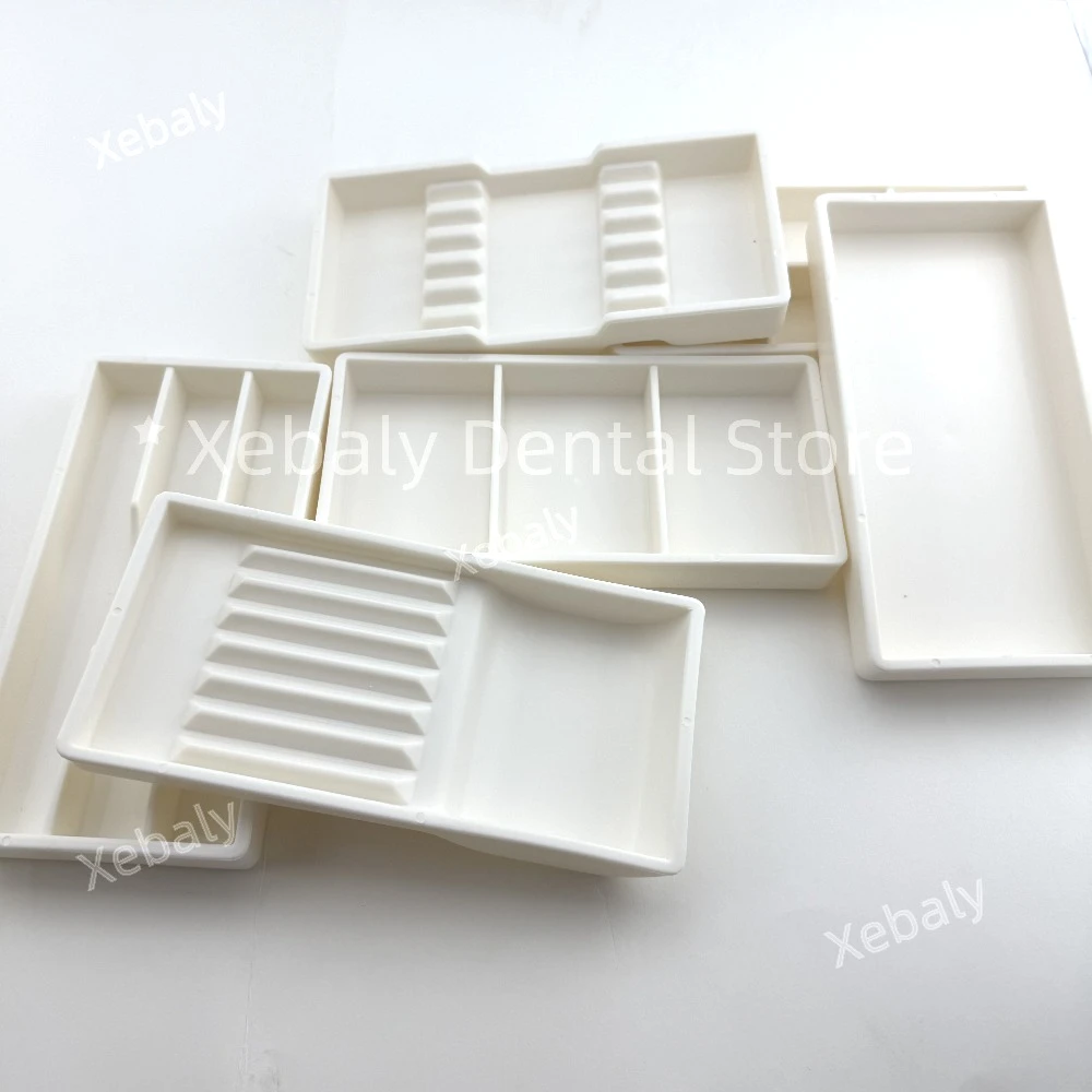 6PCS Dental Autoclavable Tray Plastic Drawer Easy to Clean Sterilize For Dentist Doctor Surgical Dental Instrument Tray Lab Tool