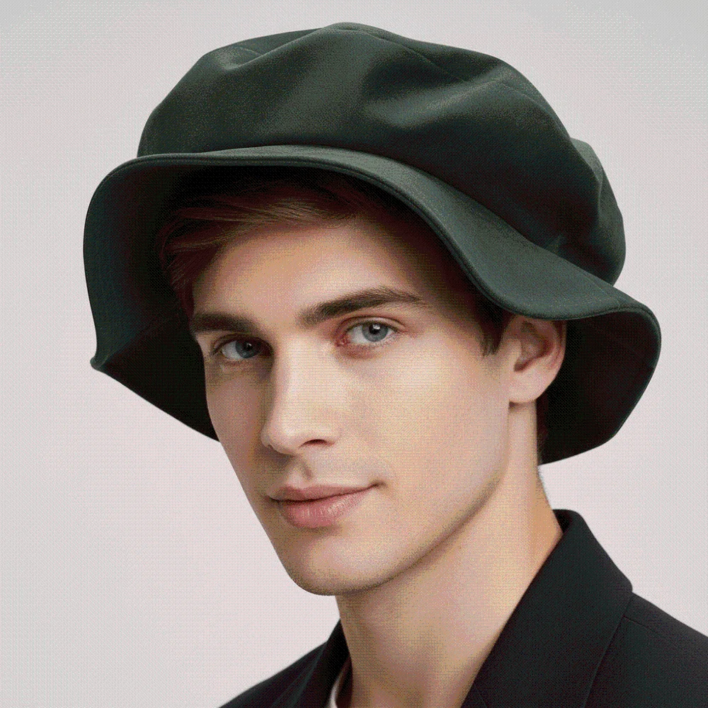 Faux Suede Medieval Flat Cap Elastic Band Soft Velvet Renaissance Beret Hat Vintage Style Classic Shape