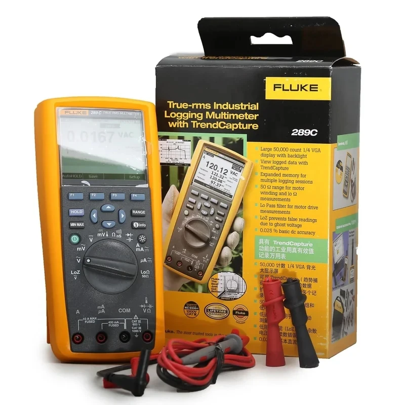 Fluke 289C True-rms Industrial Logging Multimeter Trend Capture High-end Handheld Electronic Record Multimeter 289C True RMS