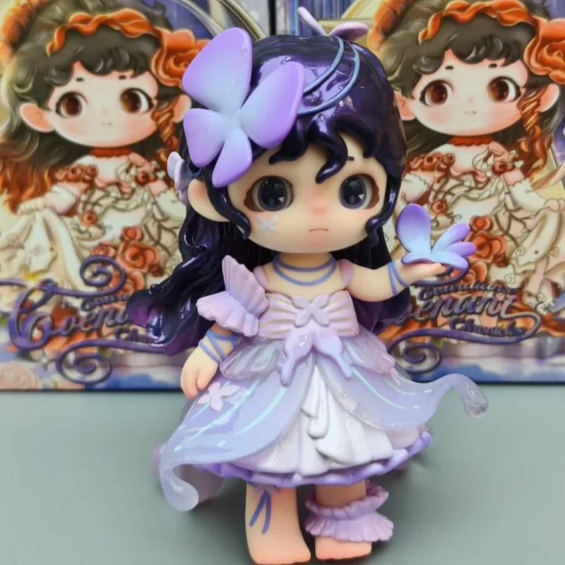 حقيقي Heyone Joy Guardians Covenant Chronicles سلسلة صندوق أعمى لطيف صندوق غامض اللعب عمل أنيمي الشكل Kawaii نموذج هدية #3