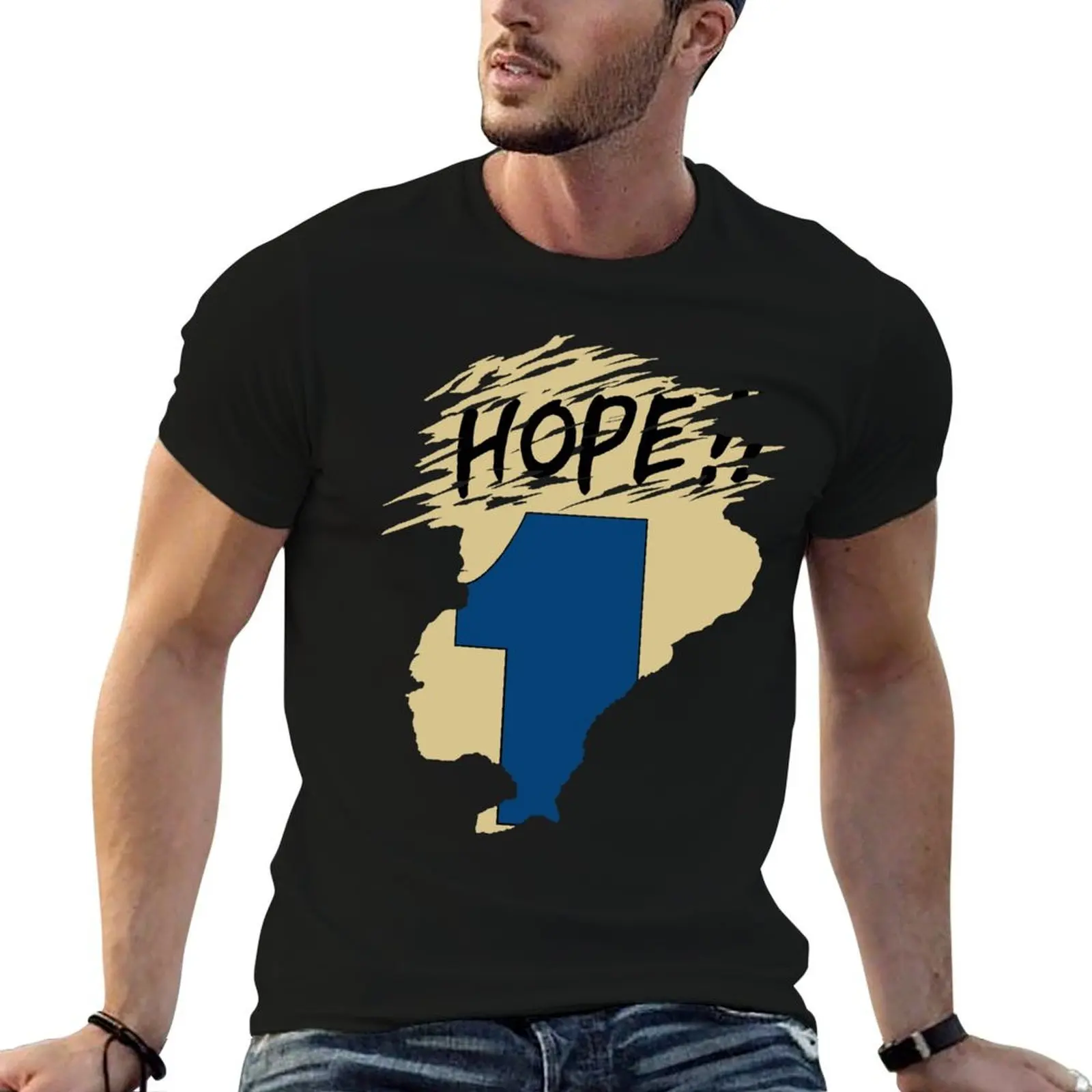 

Hope!! (time machine) T-Shirt men t shirt cotton 100% t shirt for man T-Shirt
