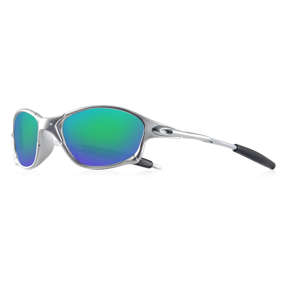CRIXALIS Rechteckige Vollrand-Sonnenbrille für Herren, Y2K-Spiegel, Vintage, klassisch, zum Fotografieren, Sand, Meer, Fahren, UV400-Schatten