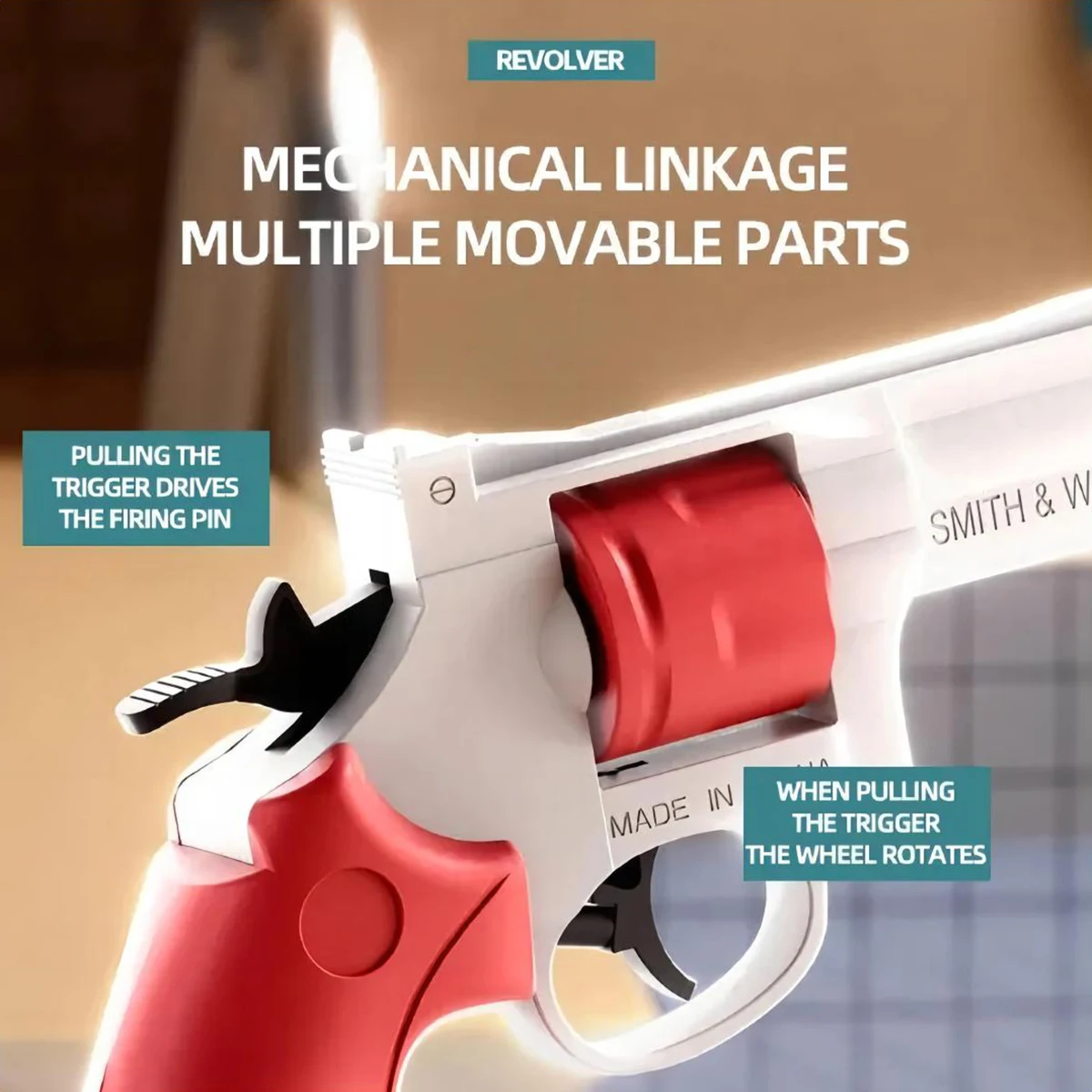 مسدس ميكانيكي مستمر مسدس لعبة مدفع ماء للفتيان والفتيات ألعاب الشاطئ في الهواء الطلق والصيف هدايا الأعياد #3