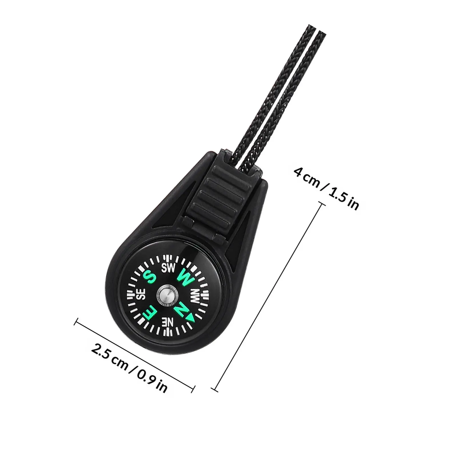 20Pcs Mini Outdoor Compass High Precision Portable Navigation Compass Set Lightweight Pocket Keychain for Hiking Camping