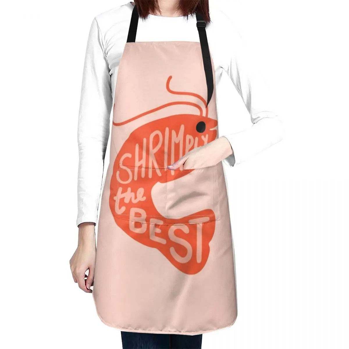 Shrimply the Best Apron Dress Home and kitchen products Christmas gift beauty master Apron