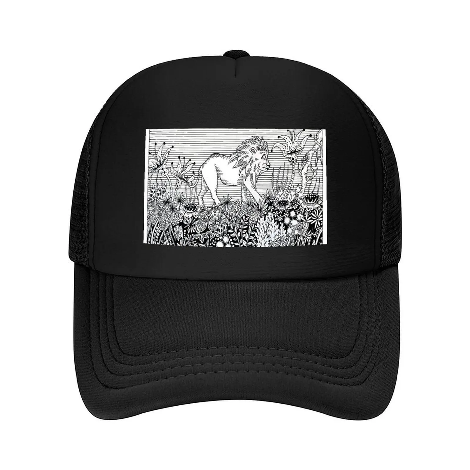 

Lion Baseball Cap Vintage Snapback Cap Visor Kids Hat Sun Hats For Women Men's