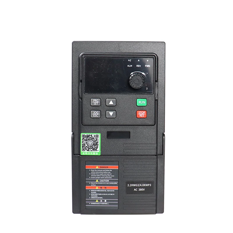 Hars VFD 380V/220V Variable Frequency Drive 0.75/1.5/2.2/3KW Converter Inverter Motor Speed Controller