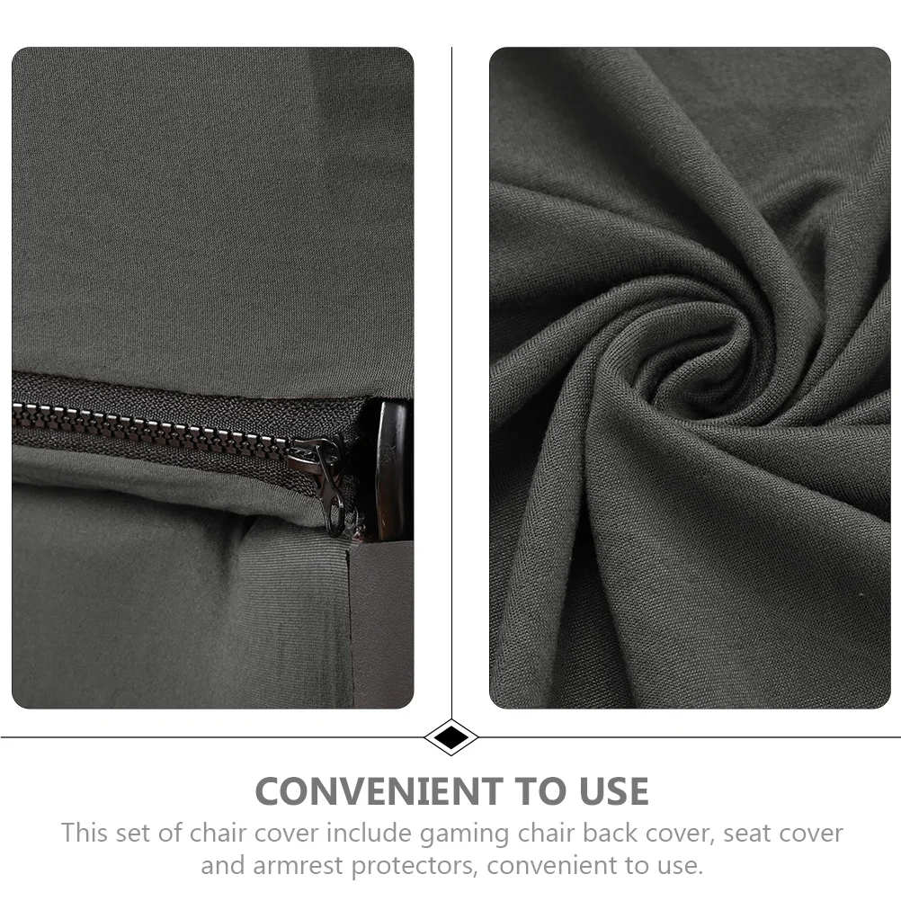 

1 set 1 Set Stretch Gaming Chair Cover Elastic Computer Chair Protector Armrest Covers For Office Home Study Net Bar Slipcover