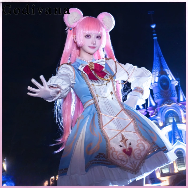 

Game Cosplay Costume for Girls Project Sekai Cosplay Women Lolita Dress Suit Anime Clothing Halloween Uniforms Dress Set