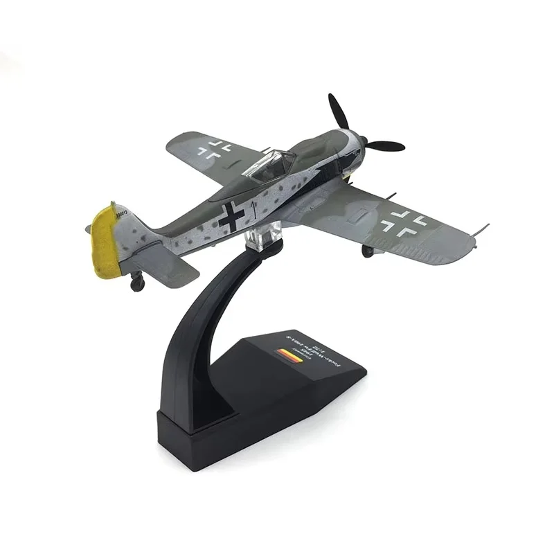 Liga lutador modelo 1:72 larkspur locwoolf FW-190 brinquedo de aeronave militar colecionável para hobbies e brincadeiras