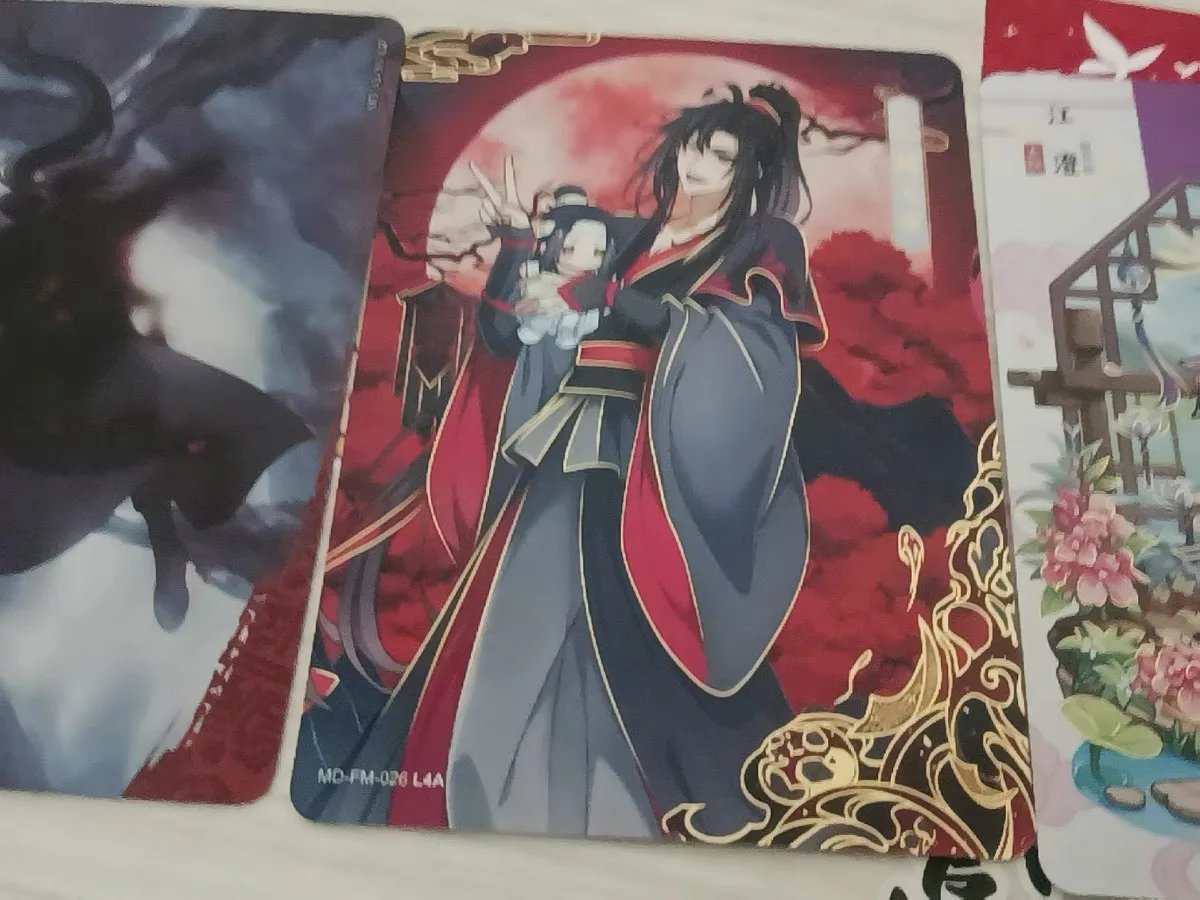 Original KAYOU Mo Dao Zu Shi Drunk Dreams ลายเซ็นการ์ด Wei Wuxian Lan Wangji ชุดคอลเลกชันการ์ดเด็ก Xmas ของขวัญ