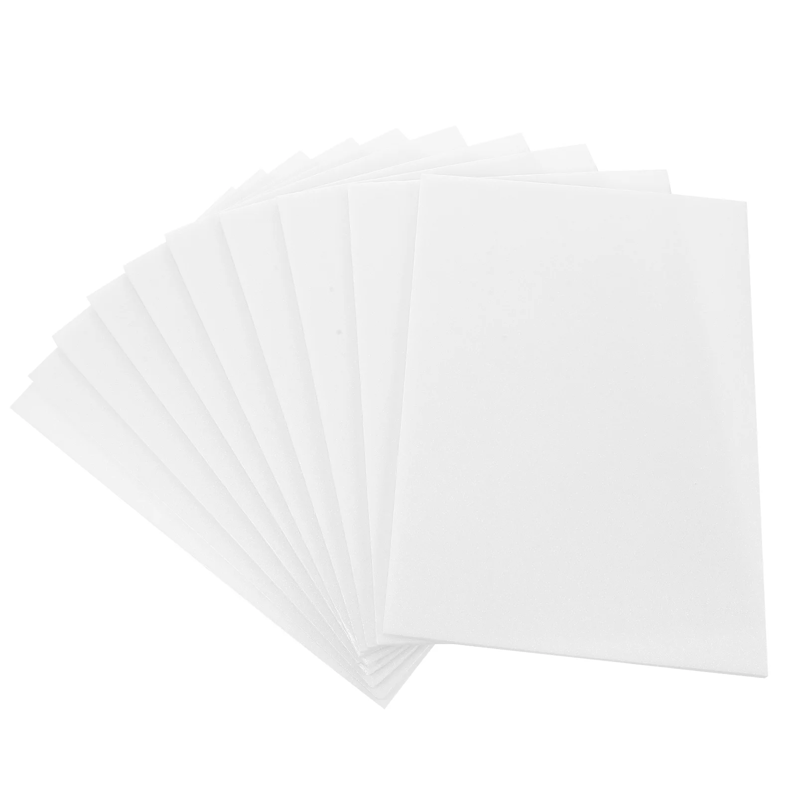 10 Sheets Foam Paper Blow Molded Board Handicraft DIY Foams Materials Papers White Child