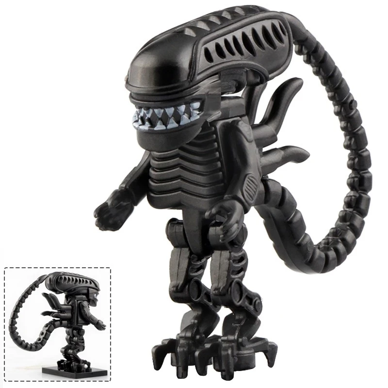 Locking Alien The Alien Action Prometheus Ice Monsters Toys Building Blocks Robot Educational Gift For Children