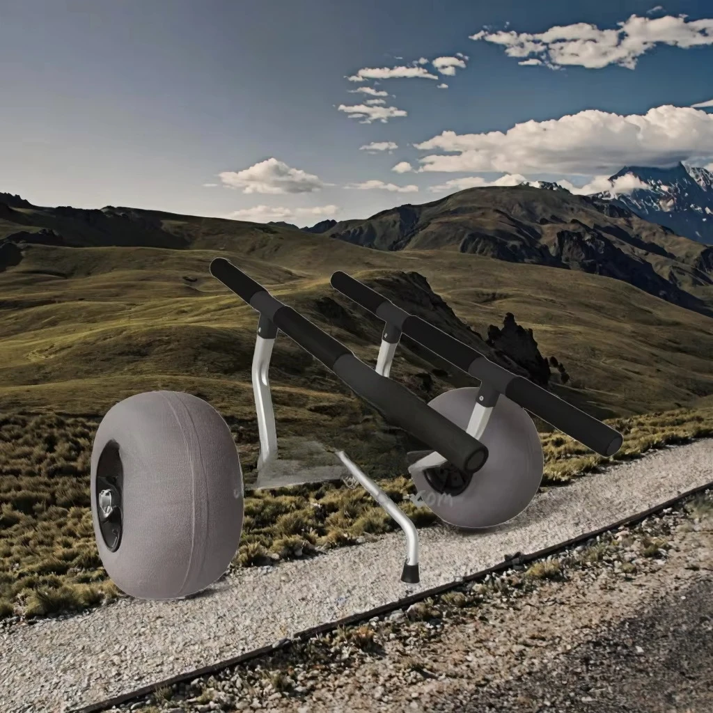 YONK 12-Ballonräder, Kajakwagen, robuste, verstellbare Trolley-Räder, Aluminiumplattform, anpassbare OEM-Unterstützung