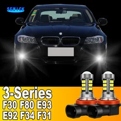 2pcs LED 전면 안개 전구 액세서리 BMW 3 시리즈 F30 F80 E93 E92 F34 F31 2006 2007 2008 2009 2010 2011 2012 2013 2014