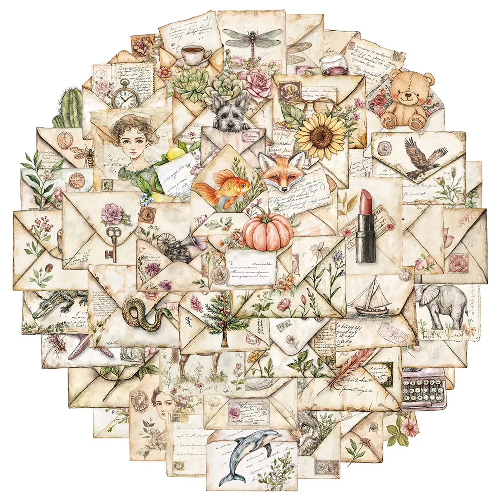 50PCS Creative Retr…