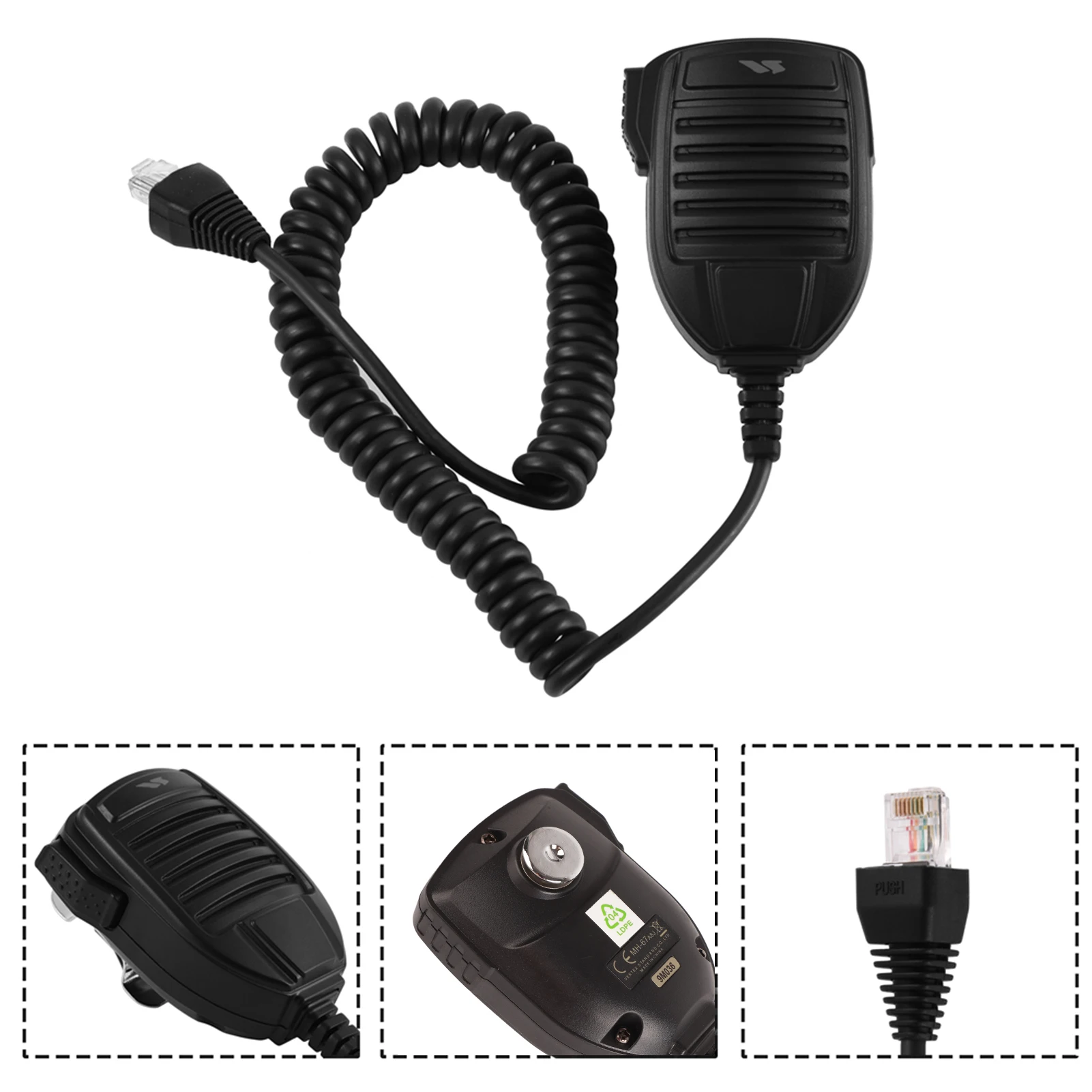 

MH‑67A8J Mobile Microphone Mic for Yaesu/Vertex Radio VX2500 VX2508 VX2208 VX2108 8 Pin