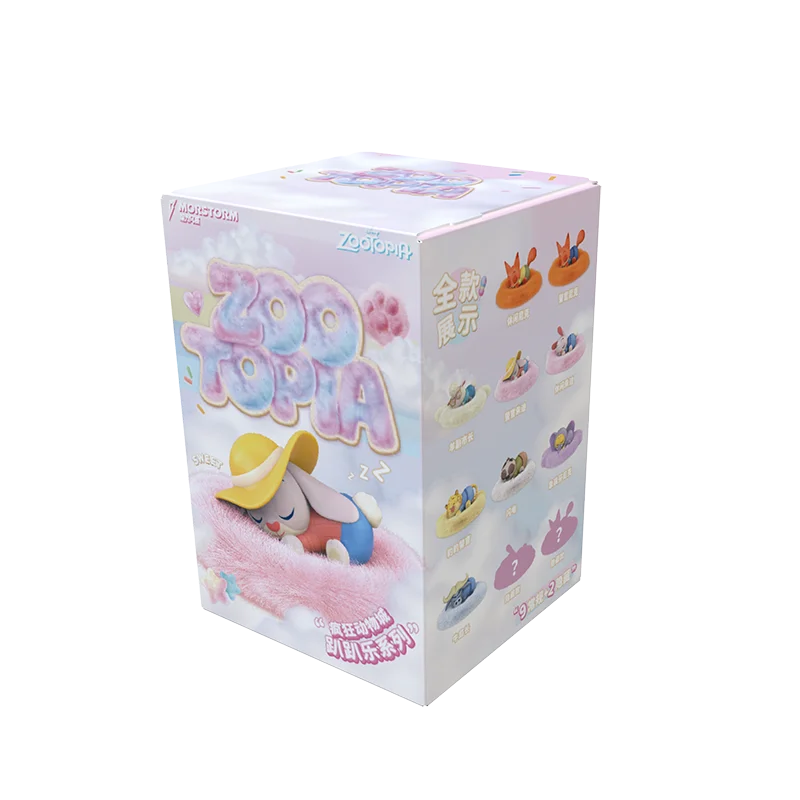 MORSTORM película Original Zootopia 2 posición de dormir serie caja ciega Linda figura de acción de Anime Nick Judy juguetes de decoración de escritorio