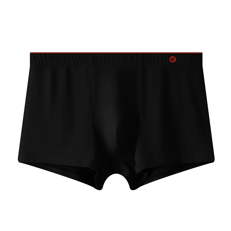 New Home Boxers de algodón para hombre con cintura media y diseño de esquina plana, perfectos para un aspecto elegante y moderno