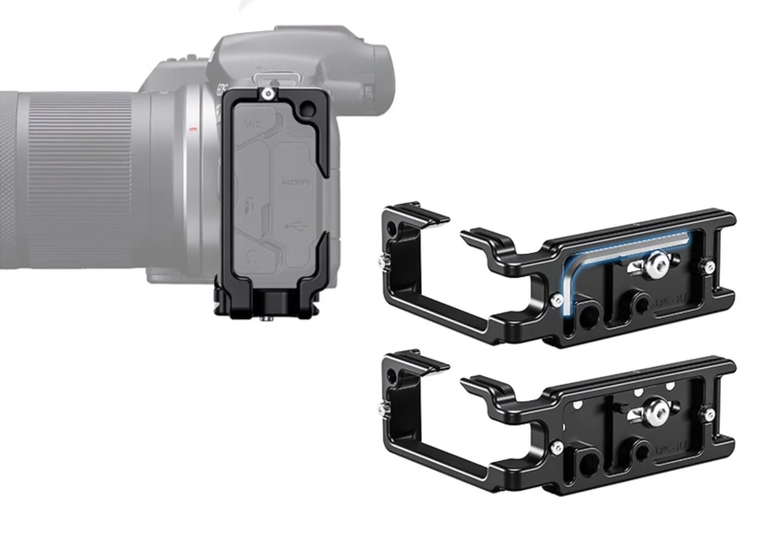 R7 R8 Meta L Bracket Compatible with Arca Swiss Type Quick Release L Plate for Canon EOS R7 R8