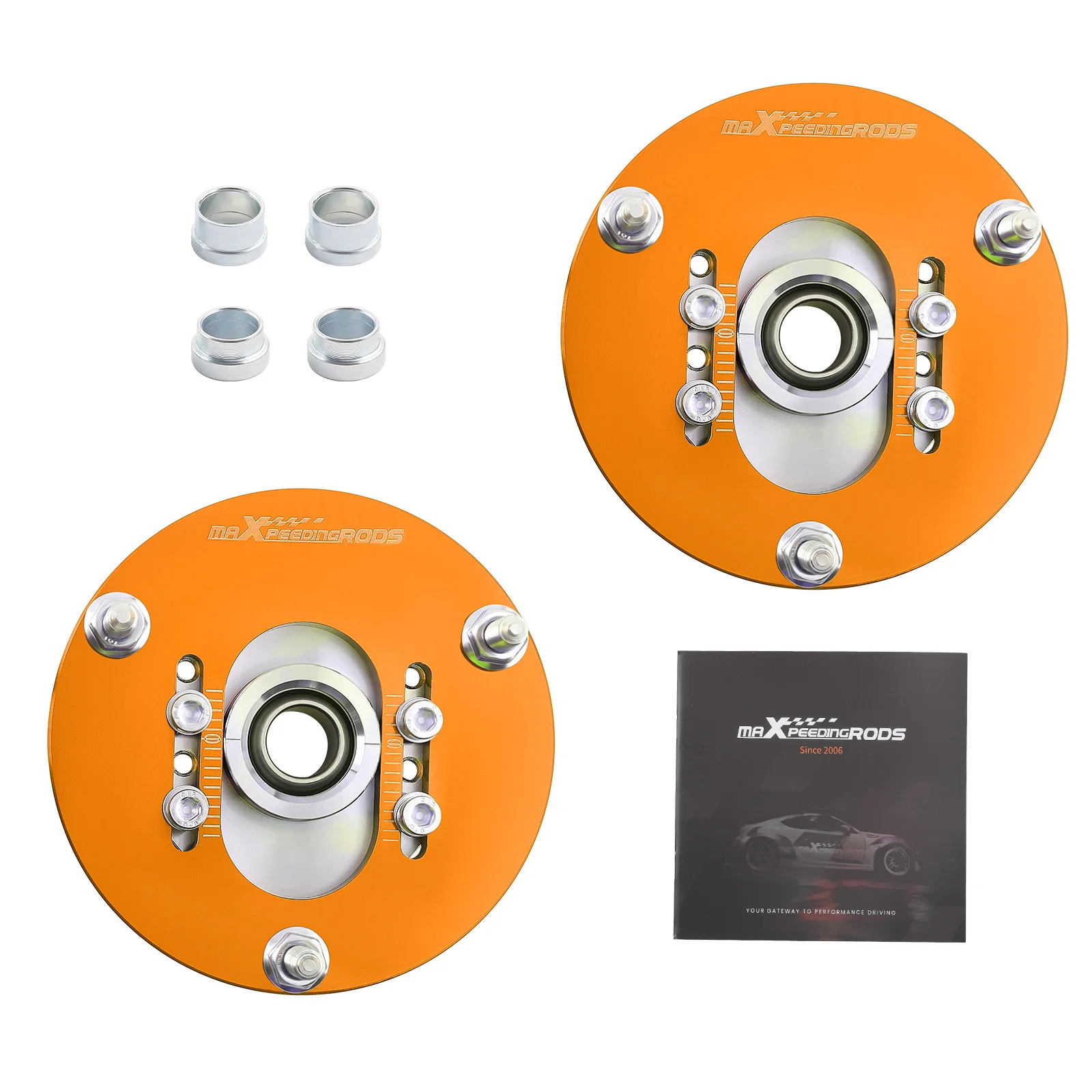 Coilover Pillow Ball Camber Plate Top Mount for BMW E46 320i 323i 328Ci 330xi M3 Front For 320 323 325 328 M3 Top Upper Mounts