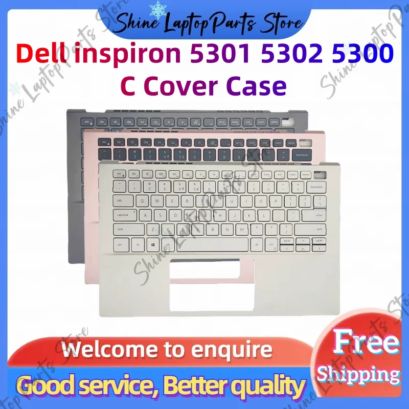 

For Dell inspiron 5301 5302 5300 C Cover Case Keyboard Upper Case Laptop top Case 0R1MD6