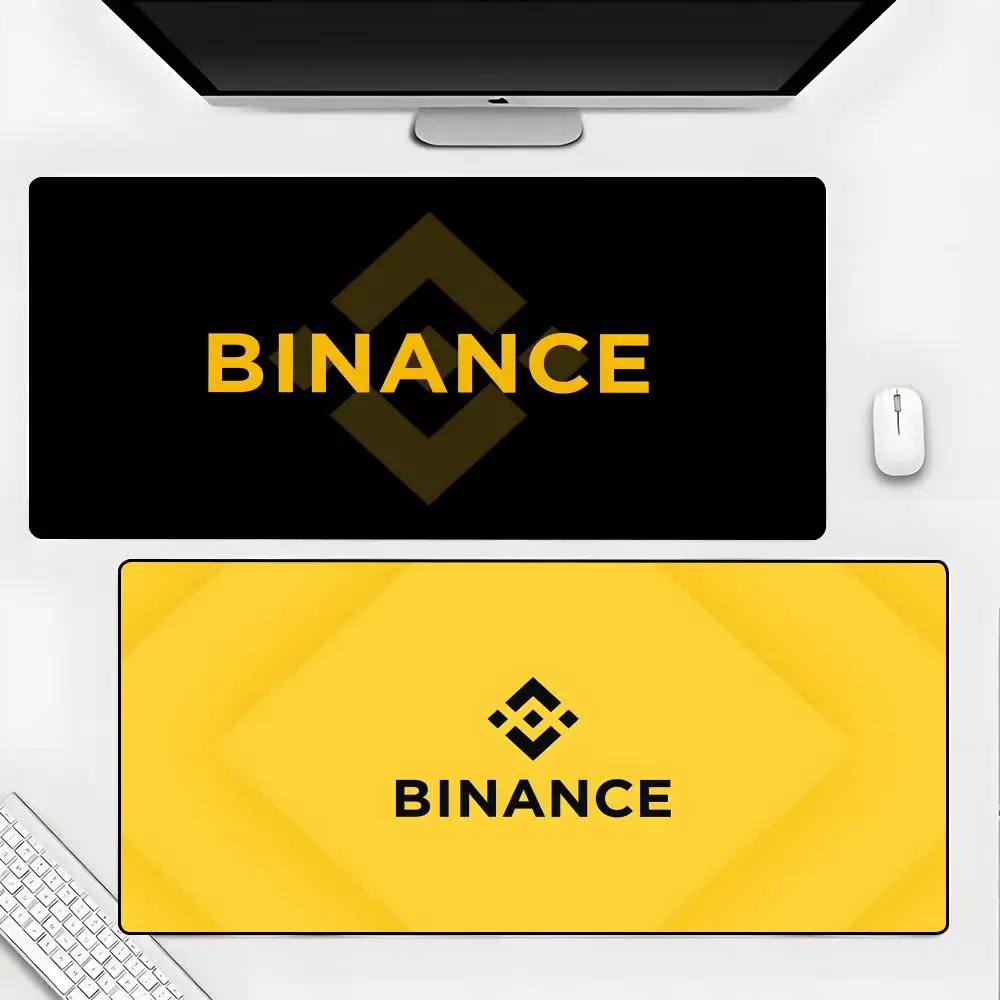

Binance Mouse Pad Rubber Mat Laptop Xxl Mousepad Notebook Gamer Computer Table Gaming Accessories