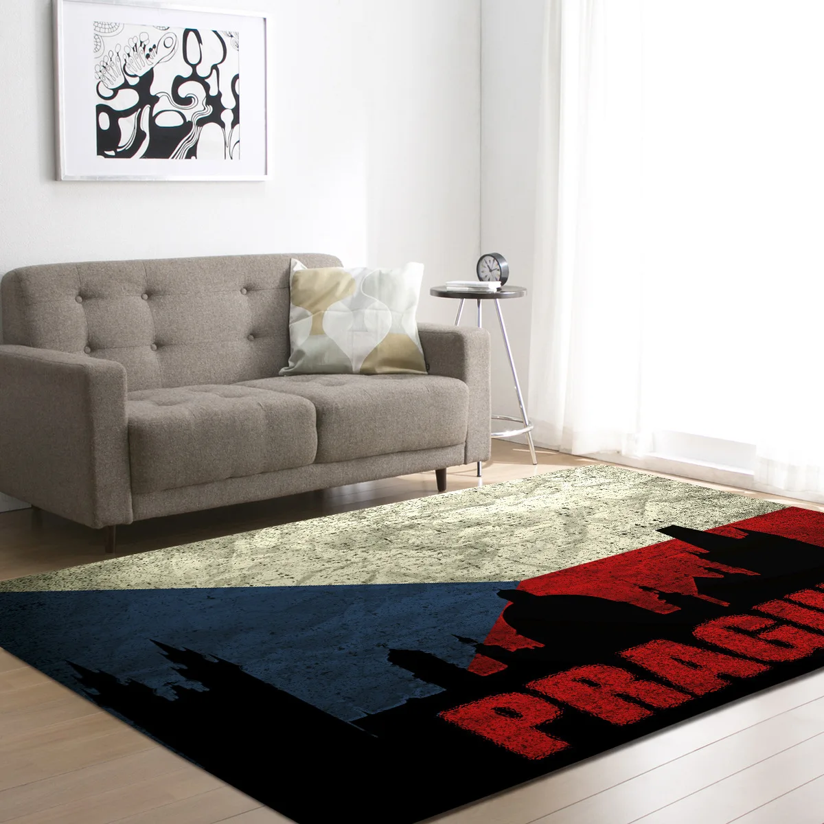 Country Flag Living Room Rug Bedroom Floor Mat  Carpets for Bed Room  Living Room Rug Large Memory Foam Carpet Dropshipping POD