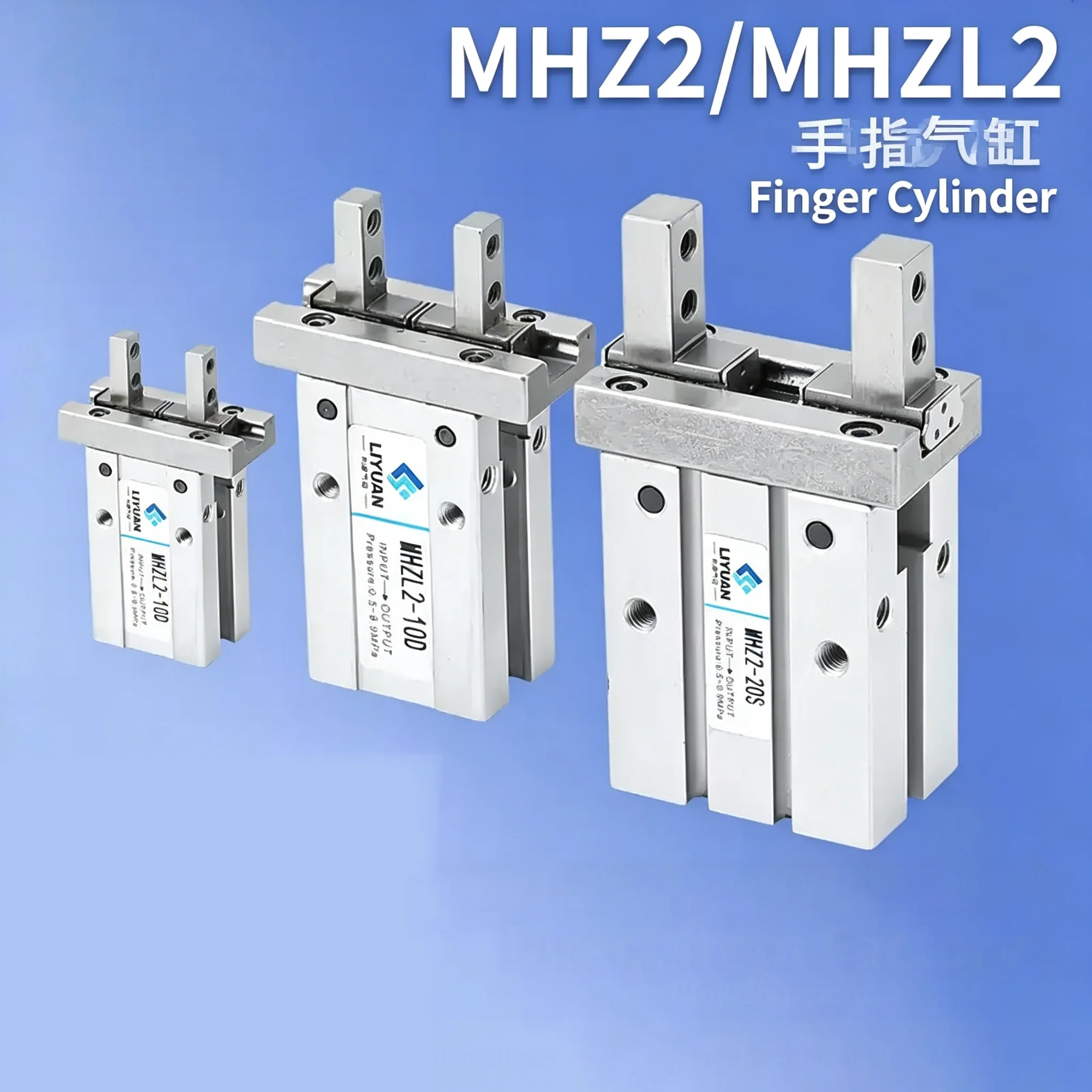 Cylinder Double Acting MHZ2-10D/16D/20D/25D/32D S C D1 D2 D3 Automatic Gripper Brand MHZ2 Parallel Pneumatic Gripper Finger