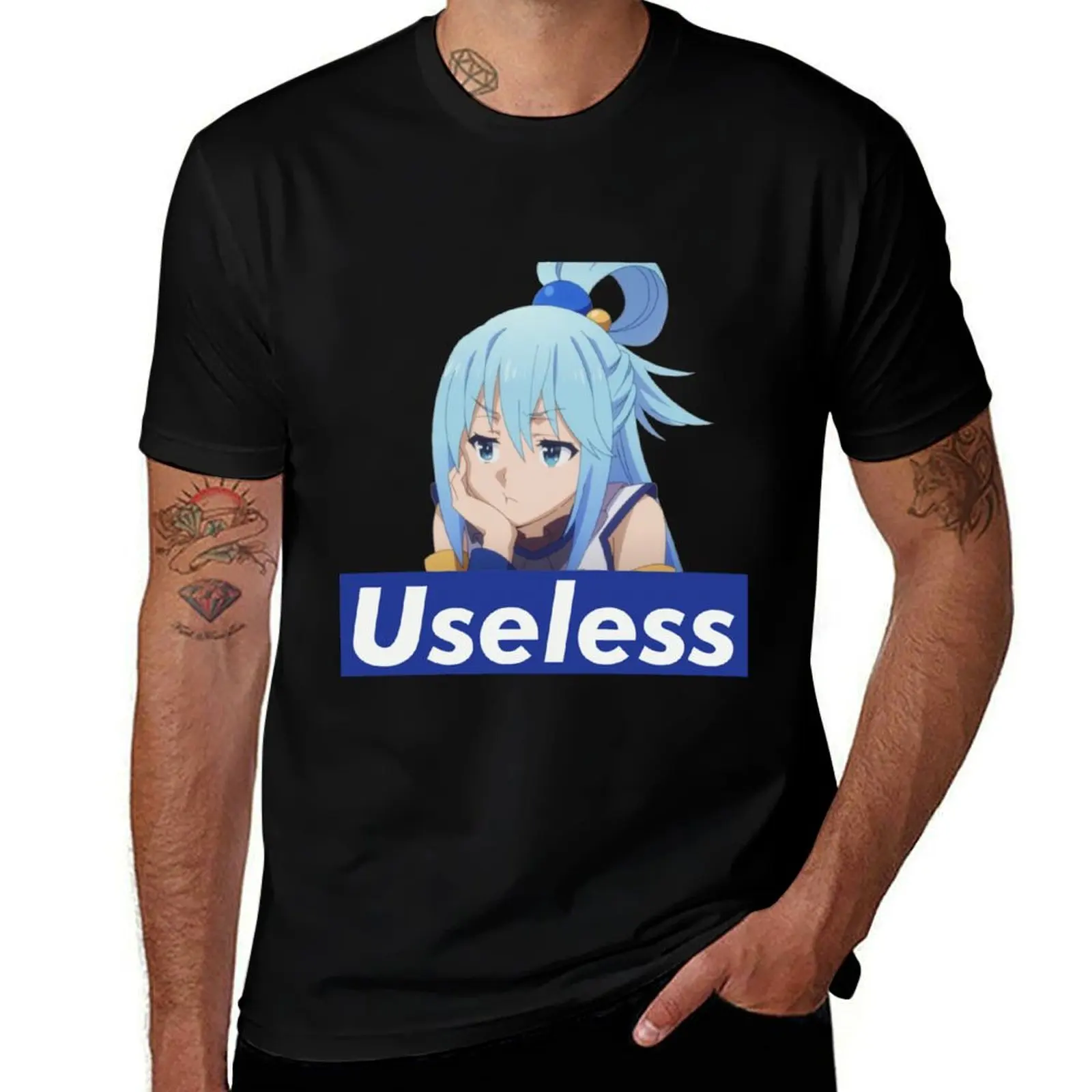 

Useless Aqua Classic . T-Shirt cotton man t-shirts plain valentines boutique clothes men t shirt