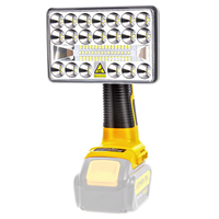 Portable LED Flashlight Work Light Rechargeable Multi Function Lamps Outdoor Camping Working Torch For Dewalt 18V/20V Battery