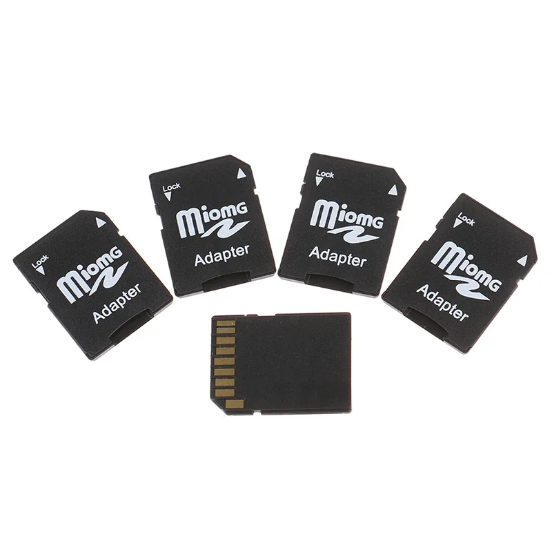 5Pcs Micro SD Trans Flash to HC Card Adapter Converter Black