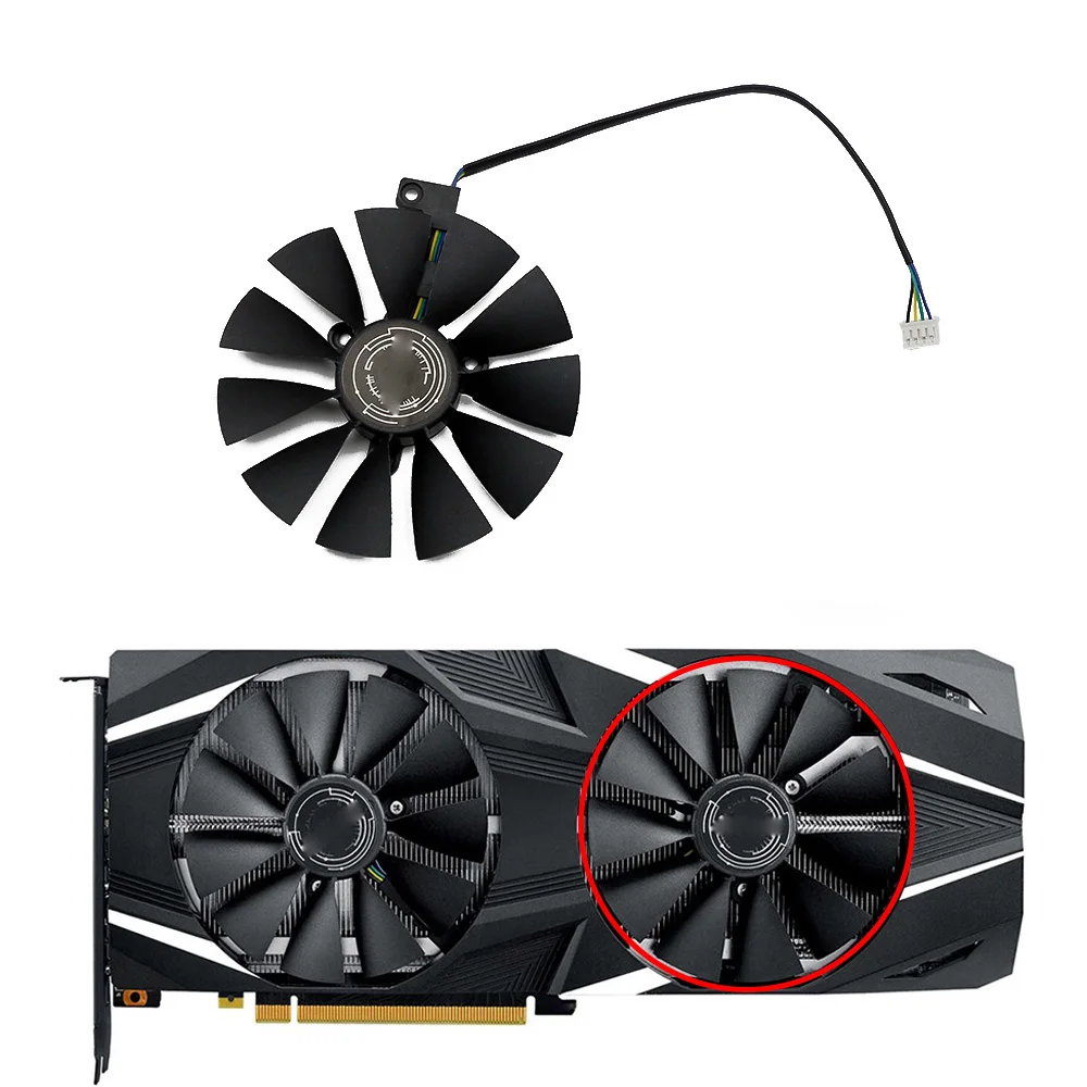 ゲーミングカードファン Intel x2060 2070 デュアルファン