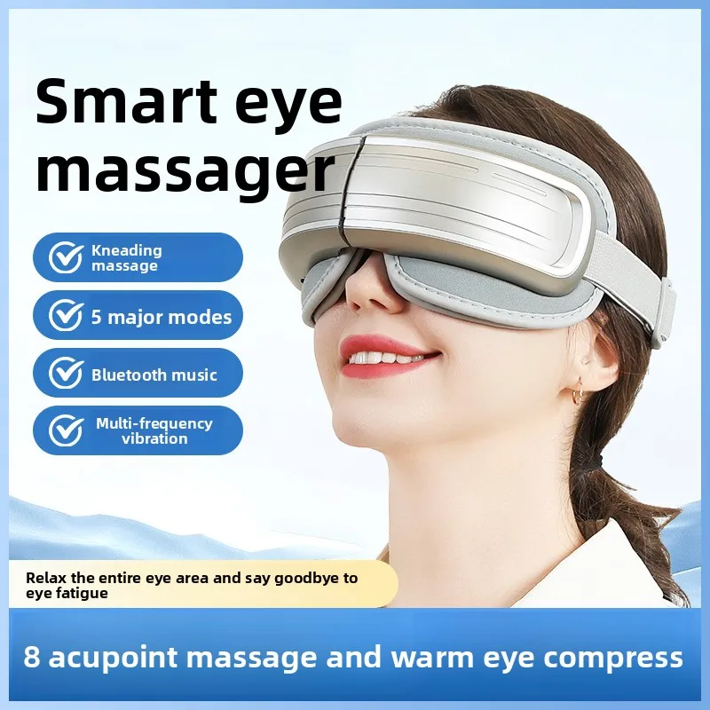 

Adjustable Eye Care Device 180° Foldable Airbag Smart Long-Lasting Battery Eye Massager Vibration and Heating Massage Eye Mask