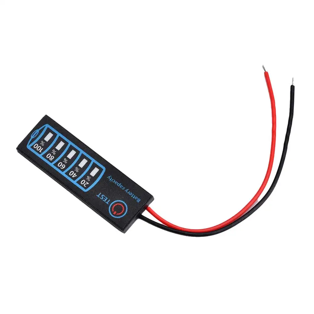 DC5V-30V 1/5pcs Intelligent Battery Display Lithium Battery Level Indicator 18650 Lipo Li-ion Capacity Board Charging Tester