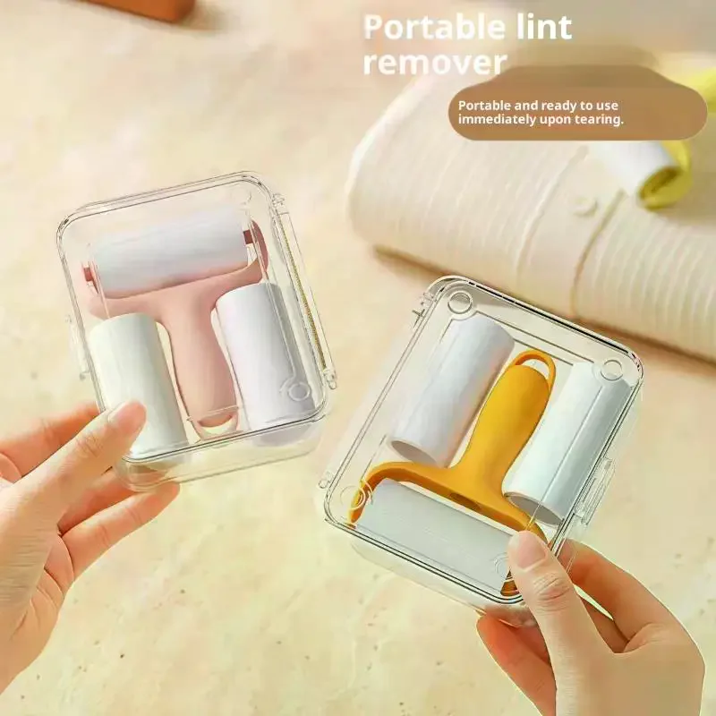 

Многоразовый самоклеящийся ролик для удаления шерсти животных (кошек/собак) с одежды, мебели и других поверхностей.